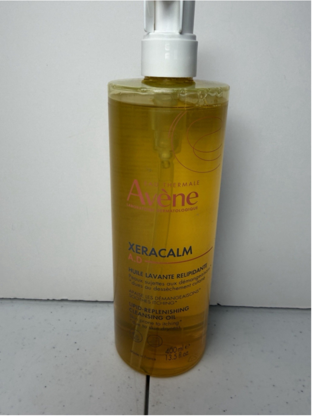 Avene XeraCalm A.D Lipid-Replenishing Cleansing Oil - 13.5 fl oz Exp -12/26